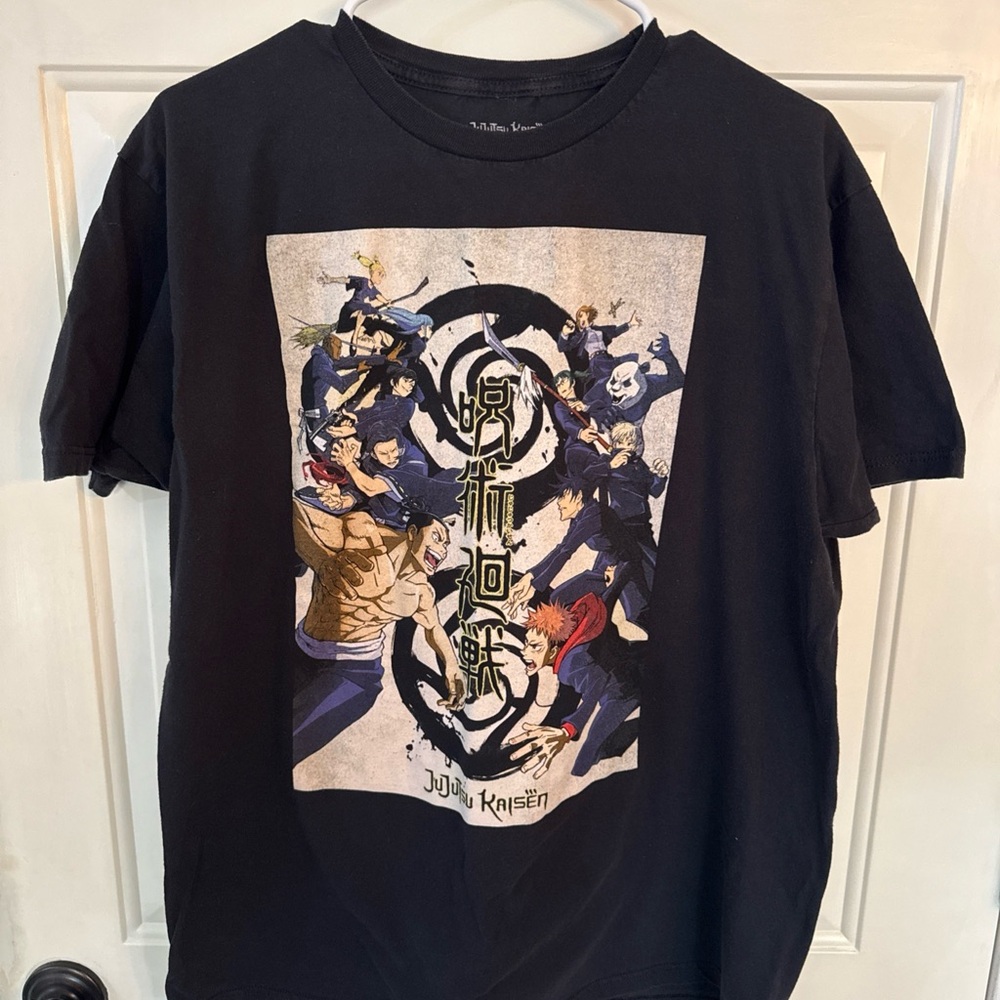 Jujutsu Kaisen Black Graphic T-Shirt - XL
